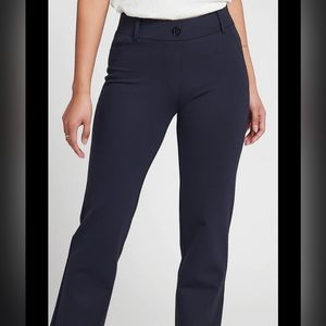 Betabrand straight leg yoga pants